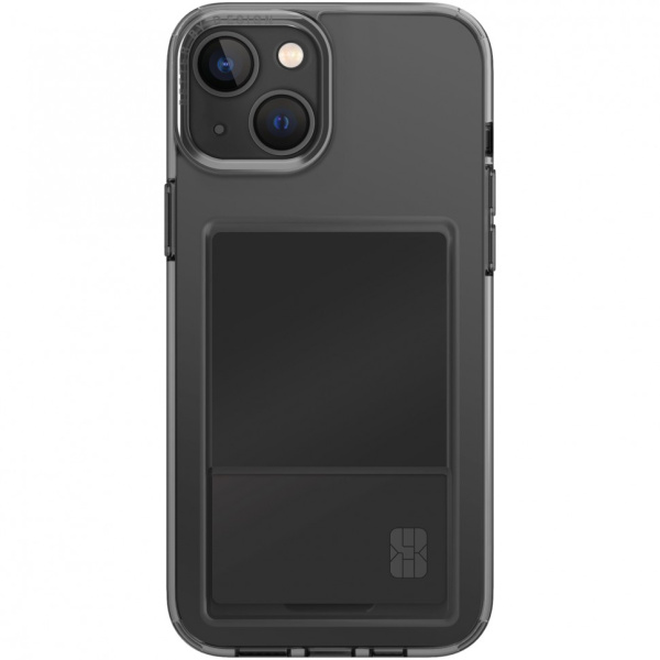 Чехол Uniq для iPhone 15 Air Fender ID (cardslot) Grey