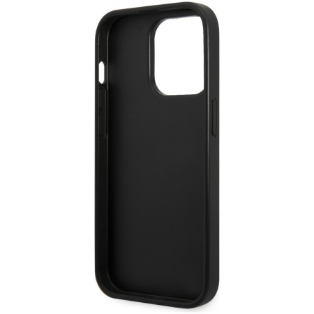 Чехол CG Mobile Karl Lagerfeld PU Saffiano Monogram w Metal logo Hard для iPhone 14 Pro, цвет серый