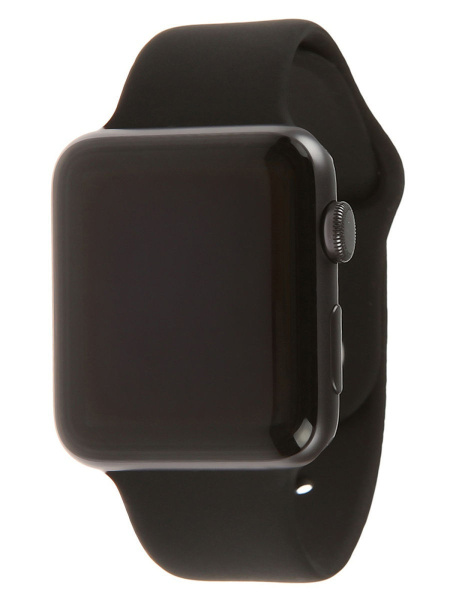 Силиконовый  Ремешок для Apple Watch 42/44/45mm, Коричневый