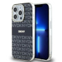 Чехол DKNY PC/TPU Repeat texture Tonal stripe Hard Black (MagSafe) для iPhone 15 Pro, чёрный