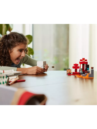 Конструктор LEGO Minecraft - Экспедиция в нижний мир (21255)