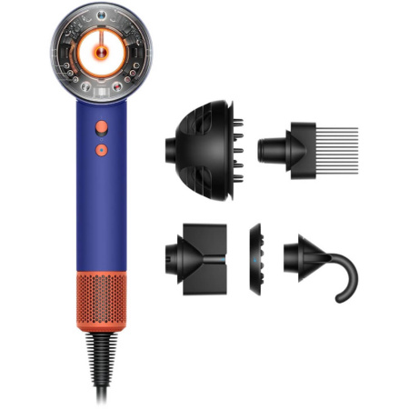 Фен Dyson Supersonic Nural HD16 Vinca Blue/Topaz, синий, RU вилка