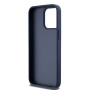 Чехол DKNY PU Repeat texture Tonal stripe Metal logo Hard Blue для iPhone 15 Pro Max, синий