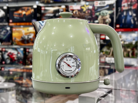 Электрический чайник Xiaomi Qcooker Retro Electric Kettle 1.7L, Зеленый QS-1701 (RU)