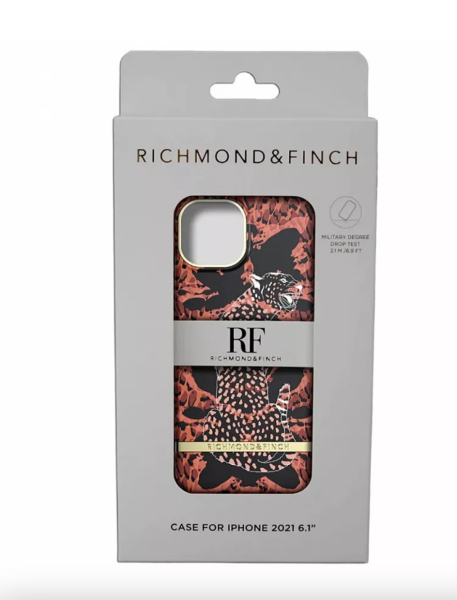 Чехол Richmond & Finch для iPhone 12 Pro Max, цвет "Янтарный гепард" (Amber Cheetah) (R47014)