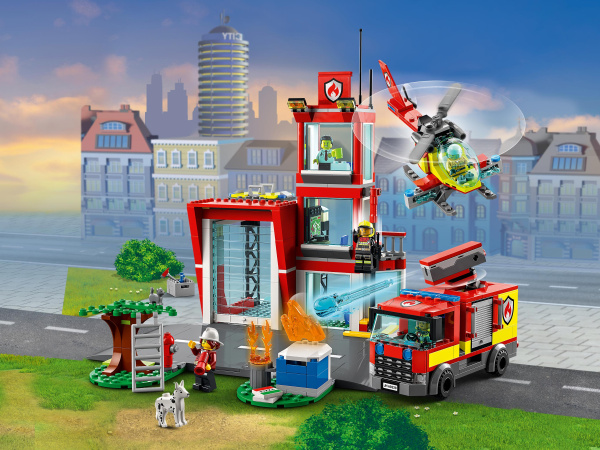 Конструктор LEGO City - Fire Пожарная часть (60320)