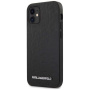 Чехол CG Mobile Karl Lagerfeld PU Kameo embossed Metal logo Hard для iPhone 12 mini, цвет Черный (KLHCP12SPUKBK)