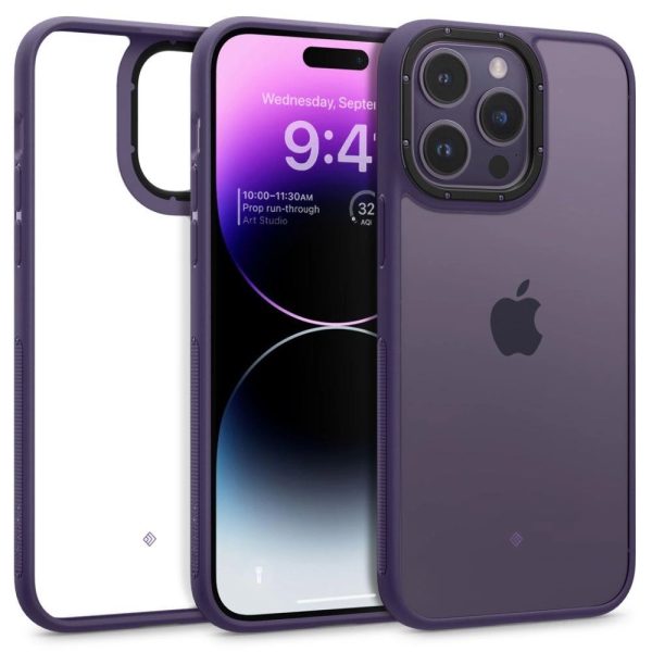 Чехол Spigen Caseology Skyfall для iPhone 14 Pro Max, фиолетовый (ACS05562)