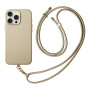 Чехол Uniq кожаный со шнурком COEHL MUSE Cream (MagSafe) для iPhone 16 Pro Max