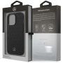 Чехол CG Mobile Mercedes Genuine leather Stars Hard для iPhone 13 Pro Max, цвет Черный (MEHCP13XPSQBK)