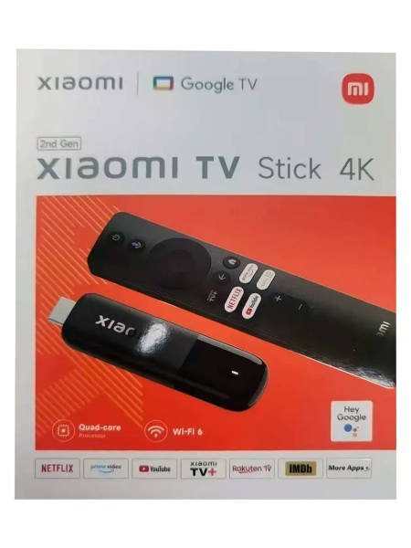 TV-приставка Xiaomi TV Stick 4K 2nd Gen (MDZ-33-AA)