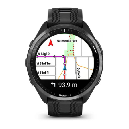 Смарт часы Garmin Forerunner 965 Black, титановый черный