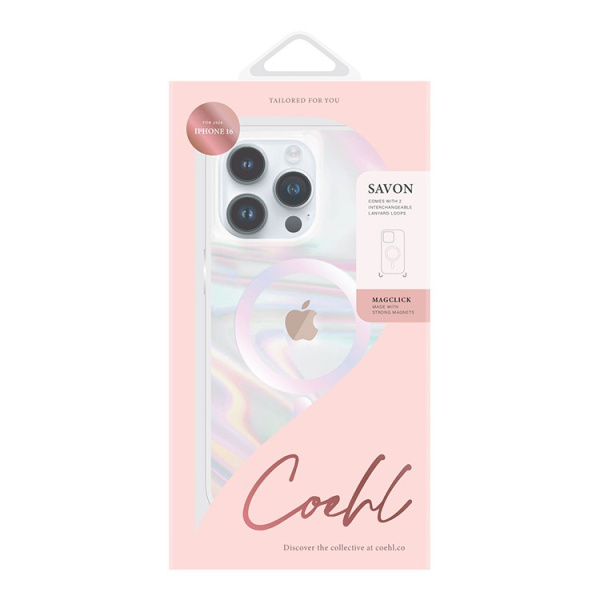 Чехол Uniq COEHL Savon Bubble Prism (MagSafe) для iPhone 16