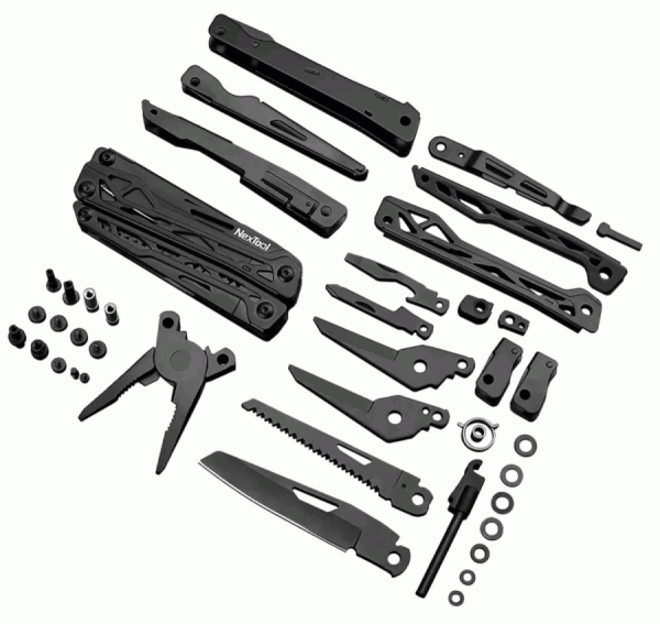 Мультитул Xiaomi NextTool Multifunction Knife, Black (KT5024/NE0123)