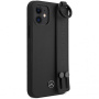 Чехол CG Mobile Mercedes Genuine Leather with Hand Strap Hard для iPhone 12 mini, цвет Черный (MEHCP12SLSSBK)