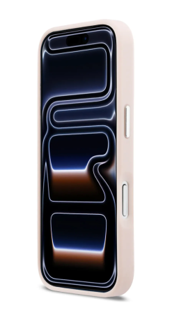 Чехол Lagerfeld PU Smooth Sketch Karl&Choup Metal Cam with Cardslot Hard Pink для iPhone 17 Pro