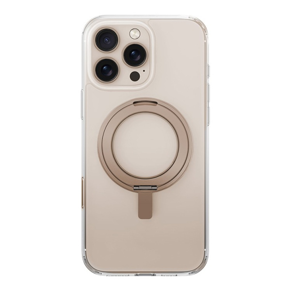Чехол Uniq Swivix with 360-Rotating stand Taupe Gold (Magsafe) для iPhone 16 Pro Max