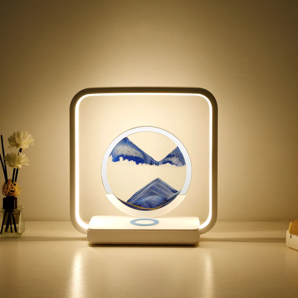 Декоративный ночник Quicksand Table Lamp, Синий