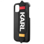 Чехол CG Mobile Karl Lagerfeld PU Leather with strap Karl logo Hard для iPhone 11 Pro, цвет Черный (KLHCN58HDAWBK)