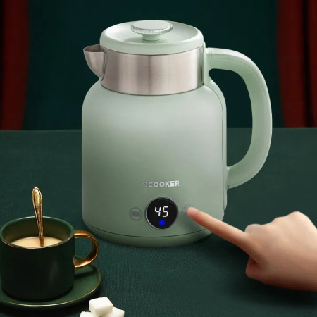Электрический чайник Xiaomi Qcooker Retro Electric Kettle 1.5L, Зеленый CR-SH1501 (RU)