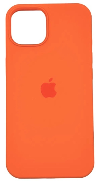 Чехол Silicone Case для iPhone 14, цвет Papaya