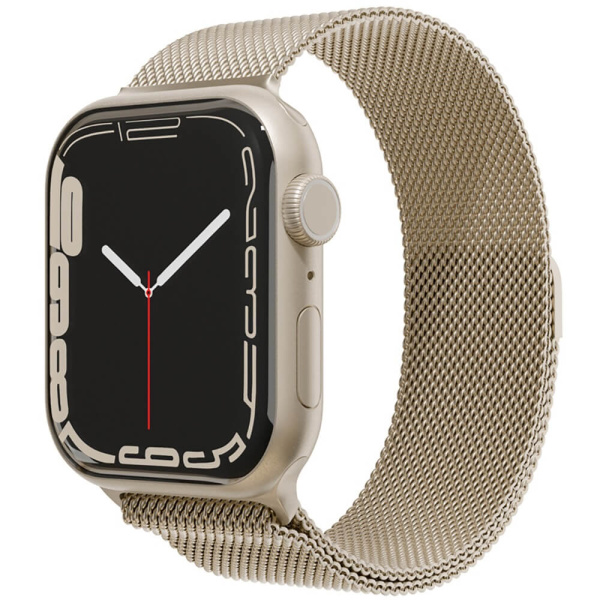 Ремешок из нержавеющей стали сетчатый VLP Milanese Band для Apple Watch 38/40/41mm, Champagne