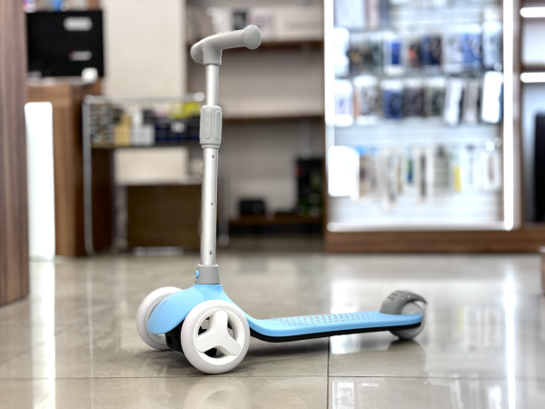 Детский самокат-кикборд Xiaomi Rice Rabbit Scooter, Blue (HBC01YM)