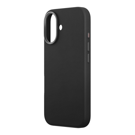Чехол Uniq кожаный Lyden Black (Magsafe) для iPhone 16