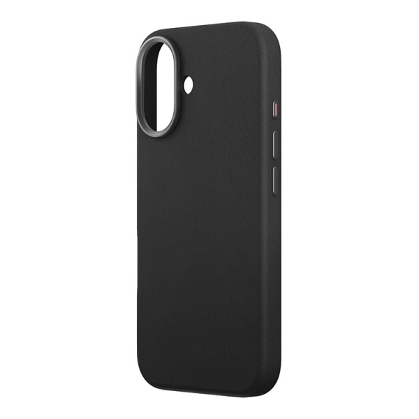 Чехол Uniq кожаный Lyden Black (Magsafe) для iPhone 16