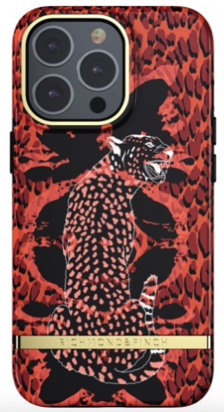 Чехол Richmond & Finch для iPhone 12 Pro Max, цвет "Янтарный гепард" (Amber Cheetah) (R47014)