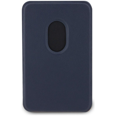 Магнитный картхолдер BMW Wallet MagSafe Cardslot Stand Signature Leather with metal logo, цвет Темно-синий (BMWCSMRSV)