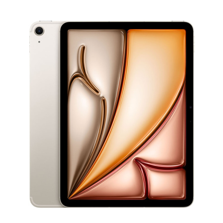 Apple iPad Air 11" (M2, 2024, 6 gen) Wi-Fi + Cellular 256Gb Starlight, «сияющая звезда»