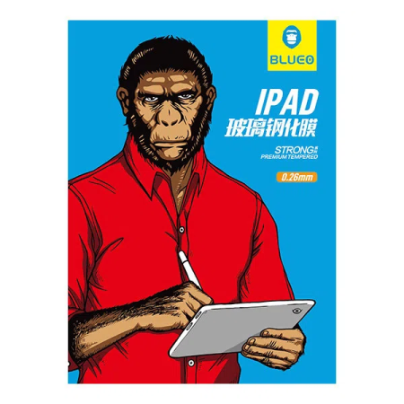 Защитное стекло BLUEO Clear HD для iPad Pro 12.9 (2022/21/20), прозрачное