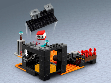 Конструктор LEGO Minecraft - Бастион Нижнего мира (21185)