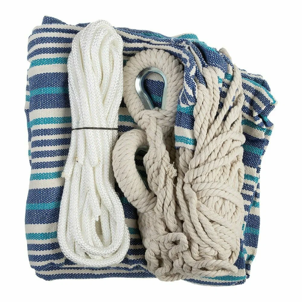 Гамак SCALER Hammock 200x100cm Blue/White (синий/белый)