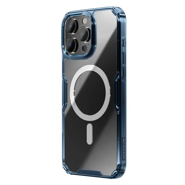 Чехол Nillkin чехол Nature TPU Pro Magnetic Blue для iPhone 16 Pro