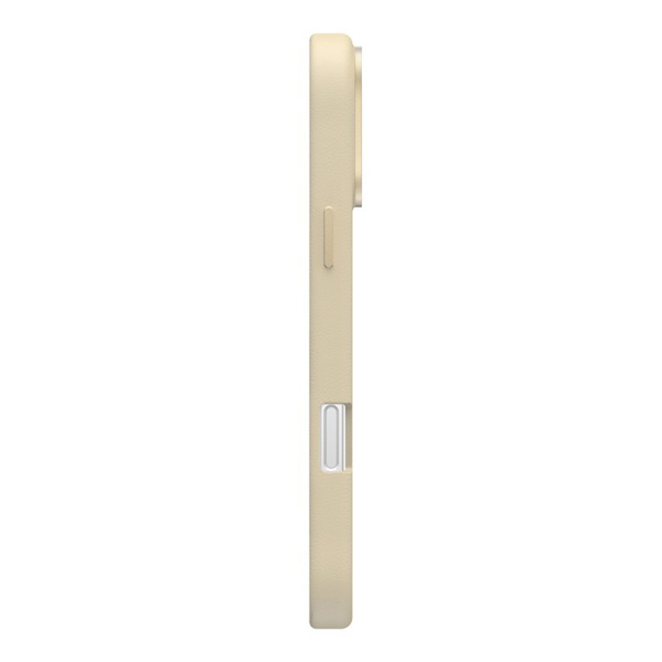 Чехол Uniq кожаный со шнурком COEHL MUSE Cream (MagSafe) для iPhone 16 Pro Max