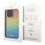 Чехол Guess PC/TPU Faceted Mirror Disco Hard Iridescent для iPhone 15 Pro