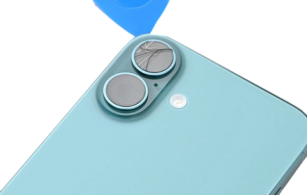 Замена глазка камеры для iPhone 16 Plus