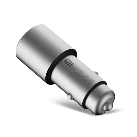 Автомобильное зарядное устройство Xiaomi Mi Car Charger Dual USB 36W, Silver (CC02CZM)