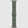 Ремешок Uniq Aspen Strap Braided для Apple Watch 42/44/45/49 мм, цвет Зеленый (44MM-ASPGRN)