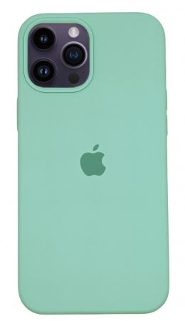 Чехол Silicone Case для iPhone 14 Pro Max Mint, цвет Мятный