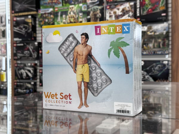 Надувной матрас для плавания INTEX "Бар" 188х71см (58894)