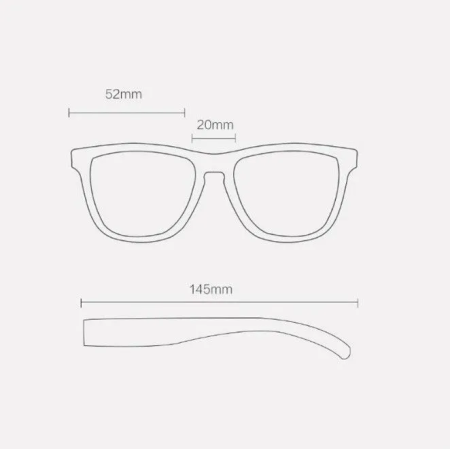 Очки солнцезащитные Xiaomi Turok Steinhardt Hipster Traveler Black STR004-0120