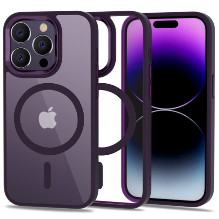 Защитный чехол Tech-Protech Magmat Magsafe для iPhone 14 Pro, прозрачный фиолетовый