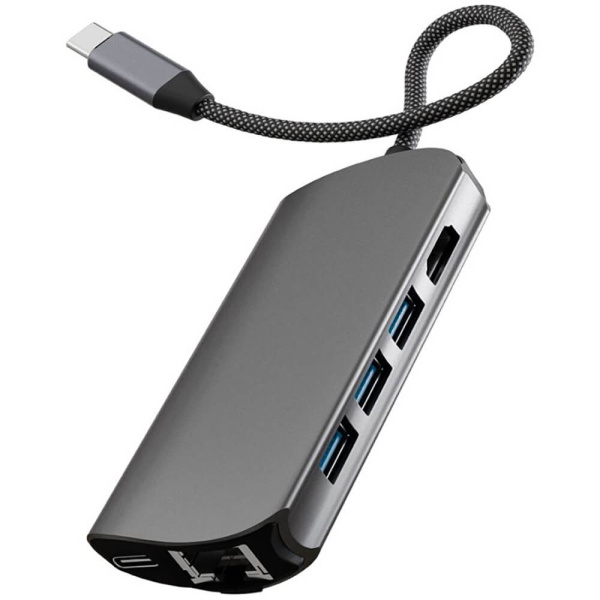 Хаб VLP Infinity Hub 8-in-1, Серый (1083001)