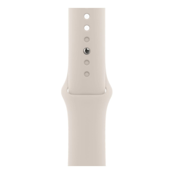 Apple Watch SE (2023), 44 мм корпус из алюминия цвета «Starlight», спортивный ремешок «Starlight»