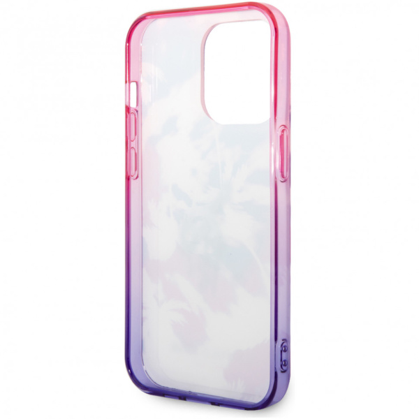 Чехол CG Mobile U.S. Polo PC/TPU Dye Palm Doulble Horse logo Hard для iPhone 14 Pro, цвет Фиолетовый
