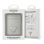 Картхолдер Guess Wallet Cardslot MagSafe PU Grained leather Triangle Metal logo Beige
