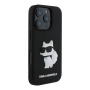 Чехол Karl Lagerfeld 3D Rubber NFT Choupette Black для iPhone 16 Pro Max, черный